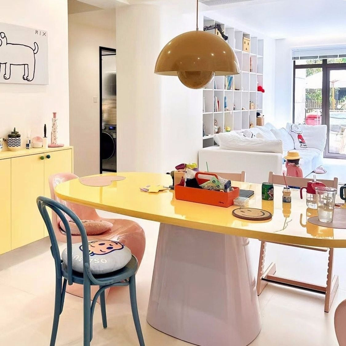 SunnyGlow Dining Table