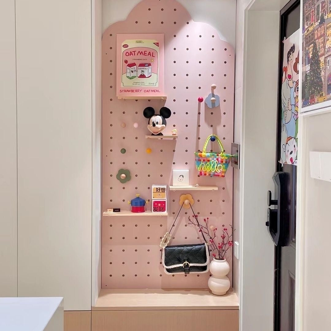 Pegboard Tool Organizer - Wooden DIY Storage and Display Panels