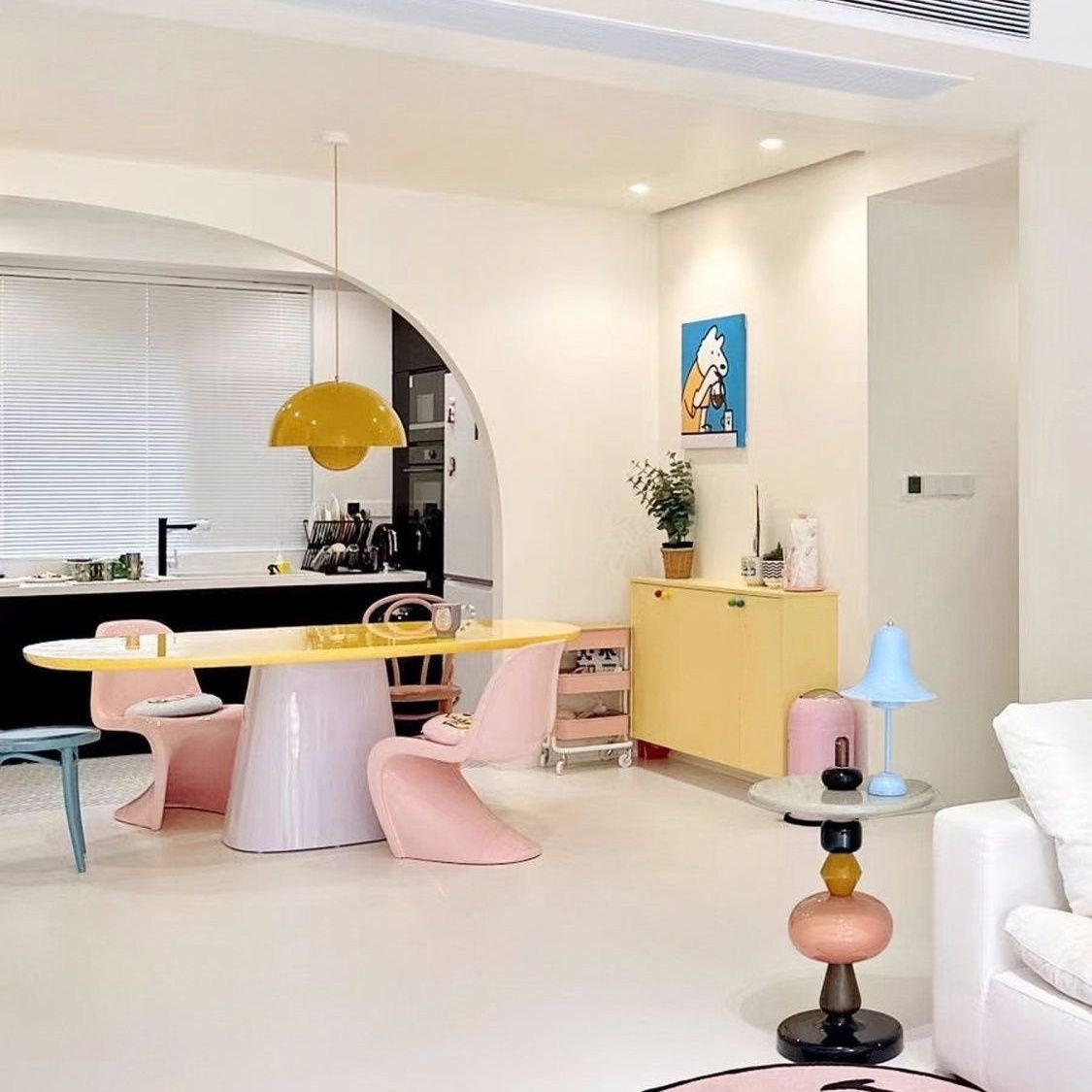SunnyGlow Dining Table
