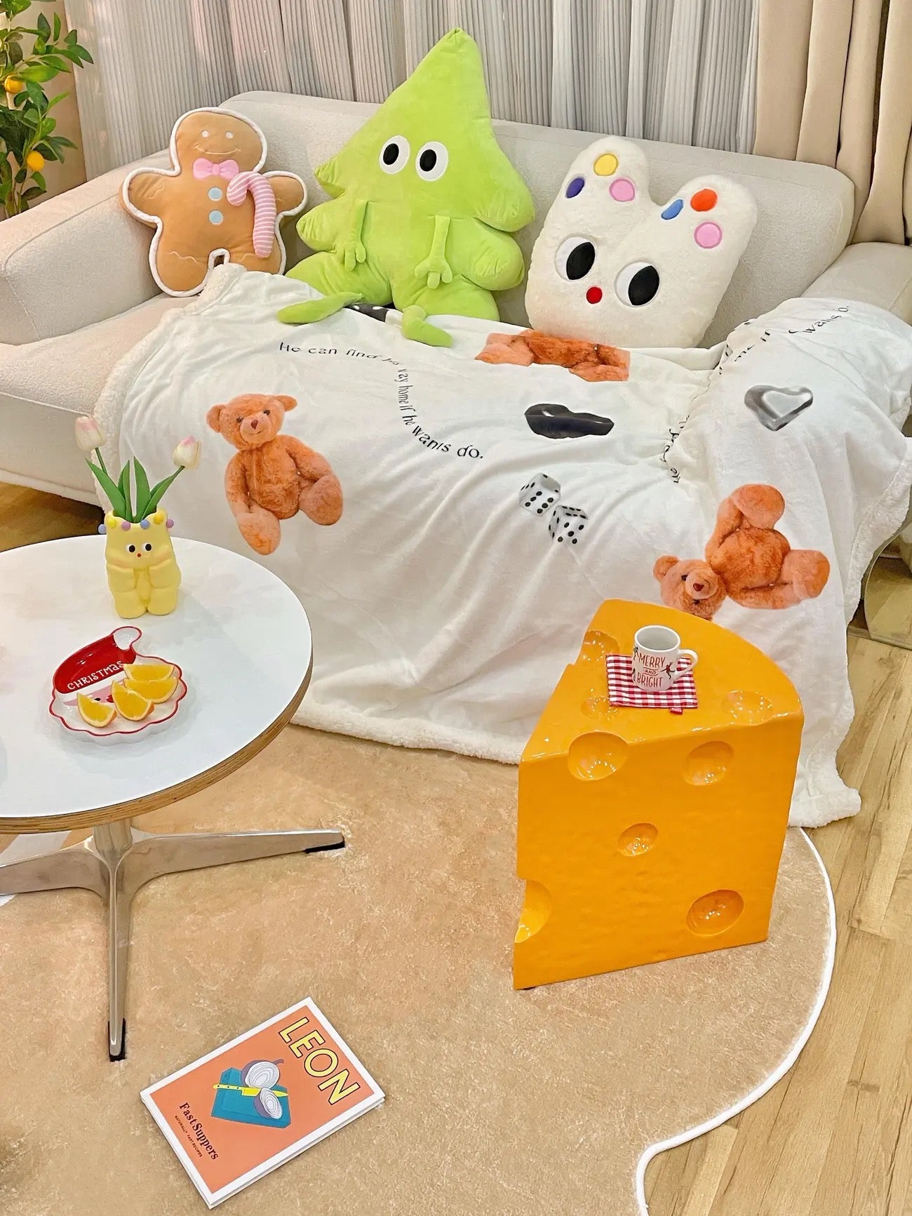 Cheesy Delight Side Table