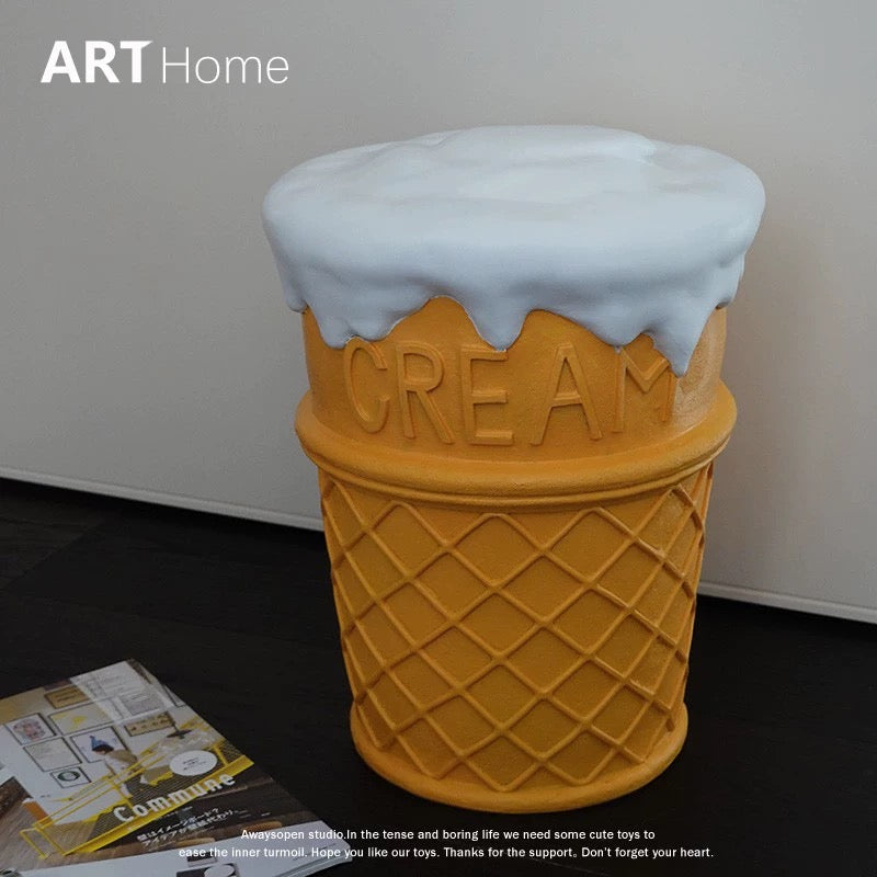 CreamCone Stool