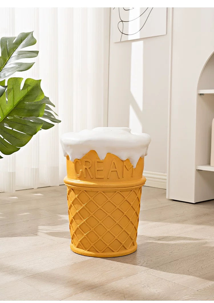 CreamCone Stool