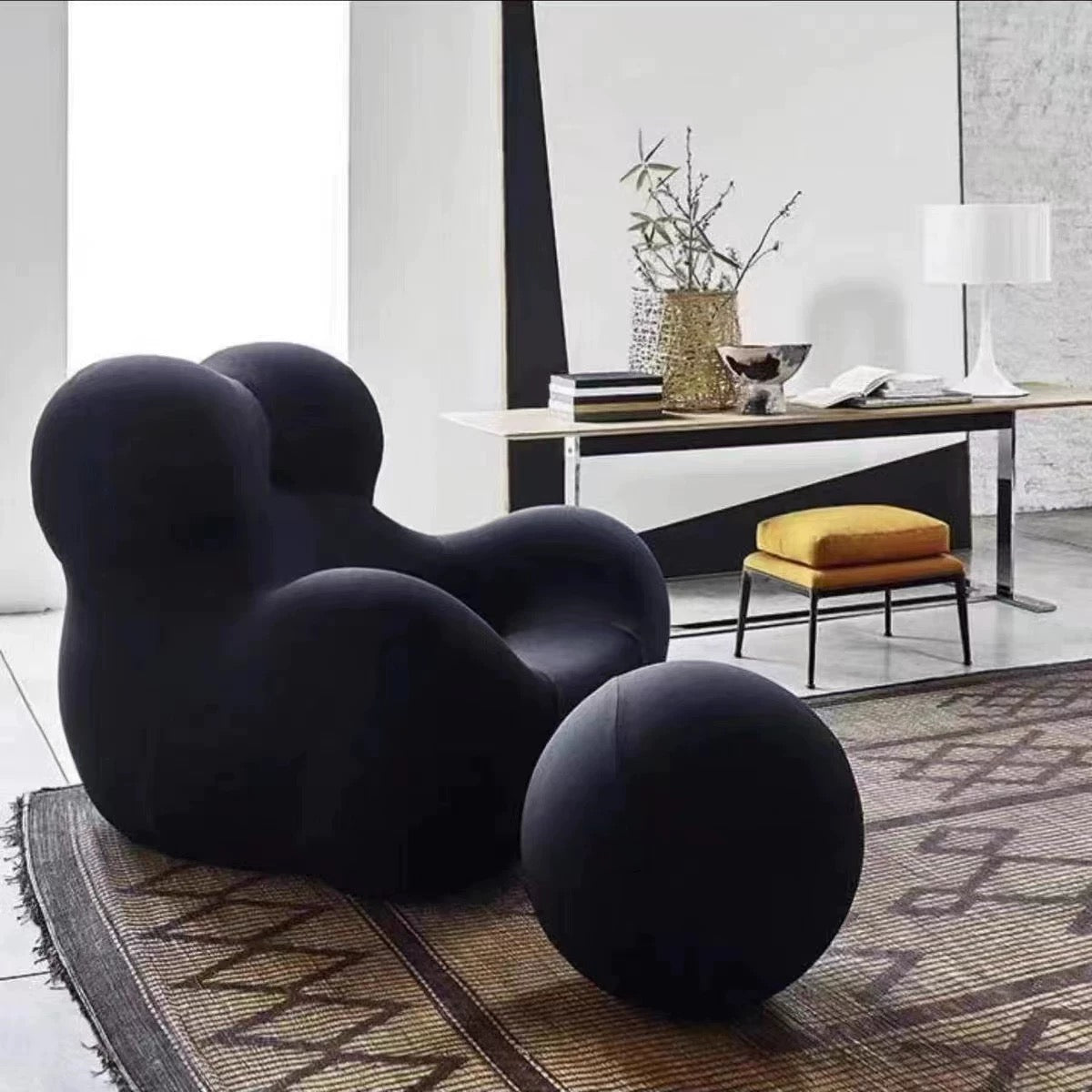 Compressed Sofa - Mama Sofa Chair with Ottoman