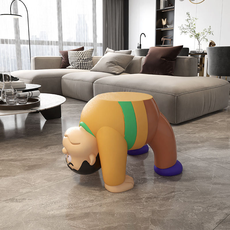 Doraemon-Gian Shoe Stool